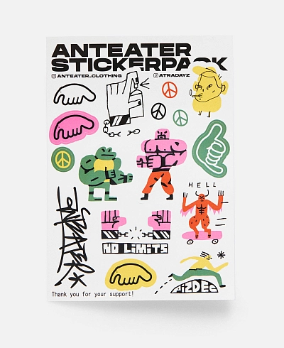 Стикерпак Anteater Atra